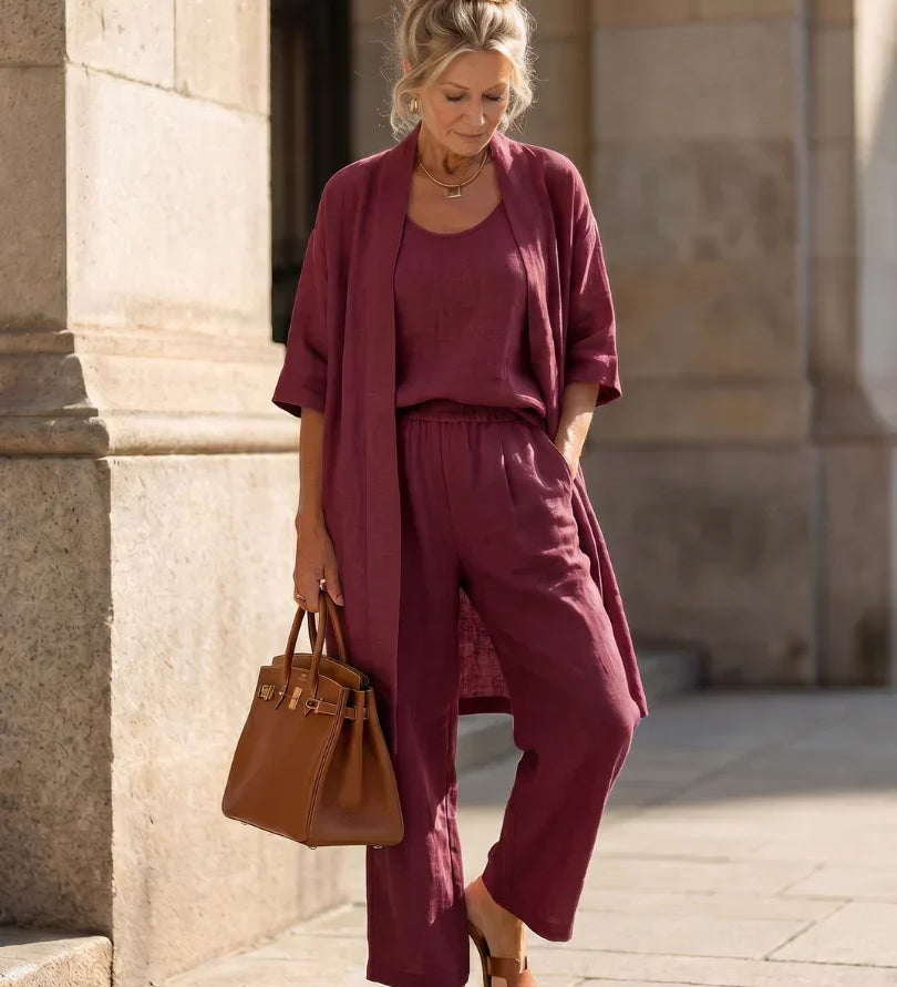 Linnea | Conjunto de Linho Leve para Mulher