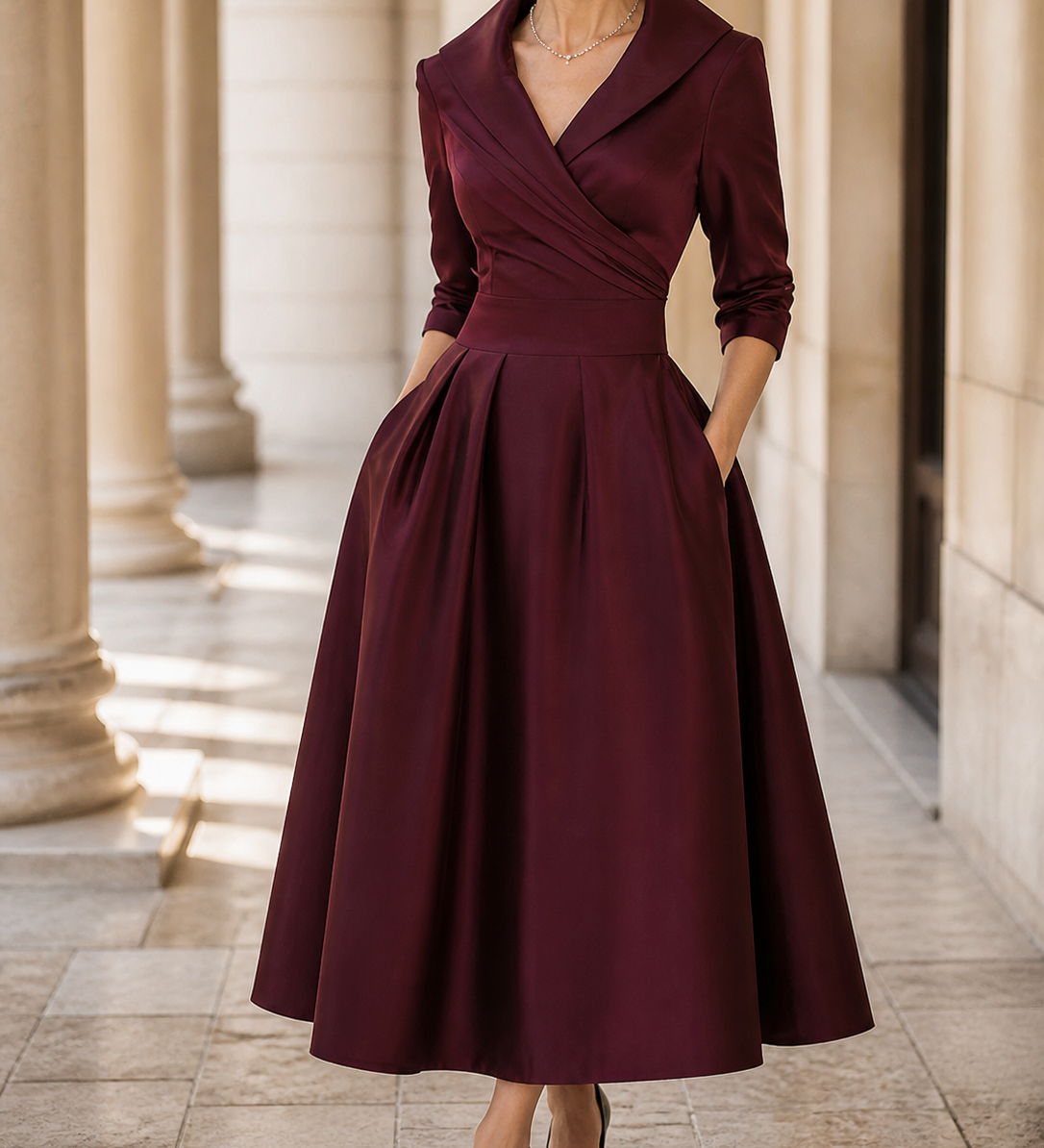 Élodie - Vestido midi de Mulher