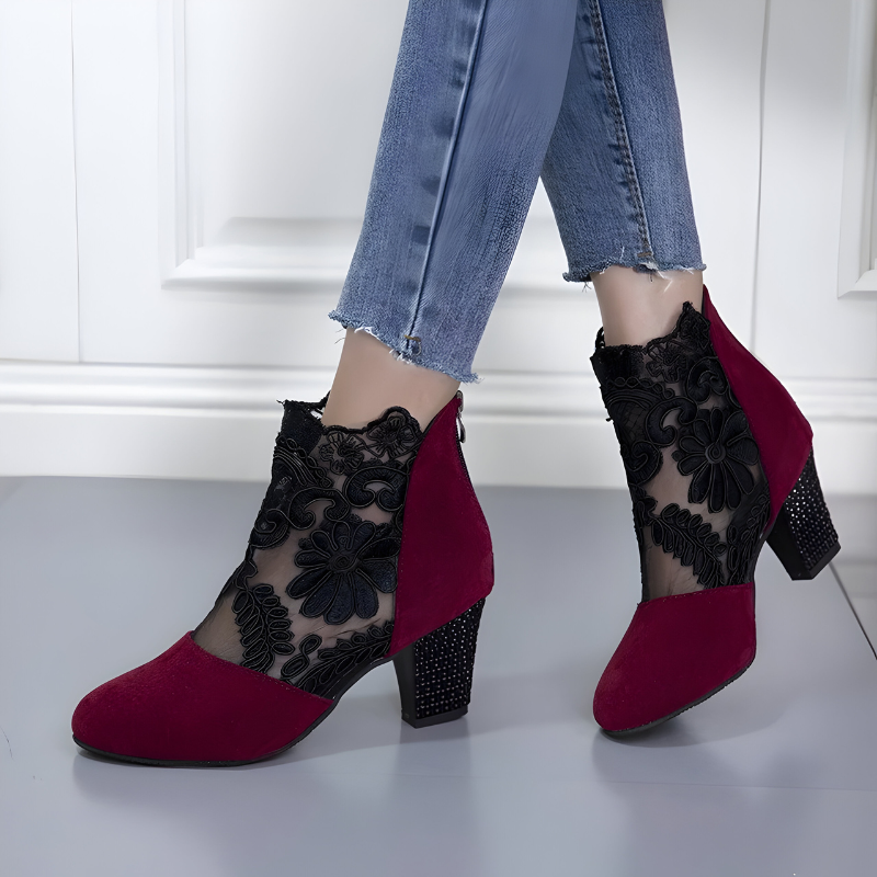 Norene™ | Sapatos de salto ortopédicos elegantes e respiráveis