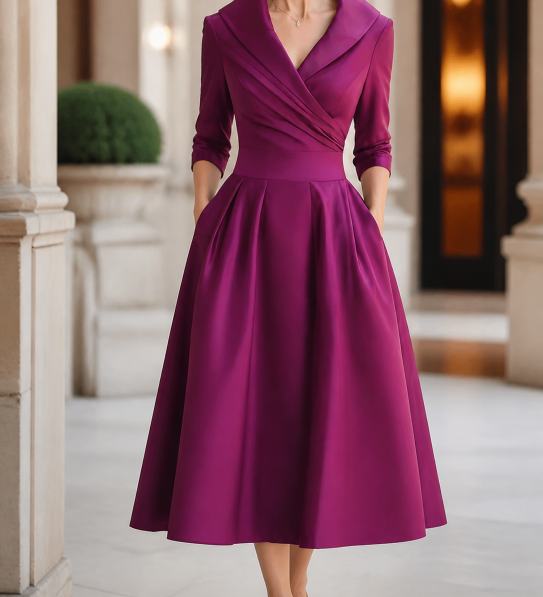 Élodie - Vestido midi de Mulher