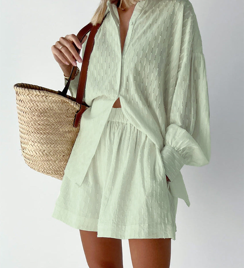 Maud | Conjunto de camisa e shorts chique