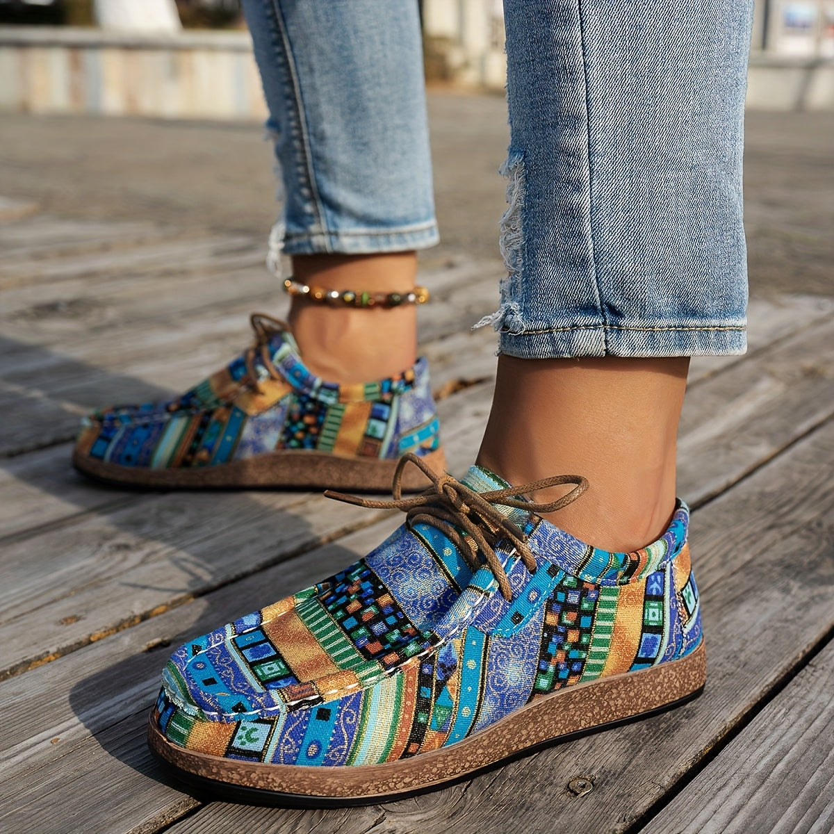 Lenoir | Sapatos retrô coloridos para mulher