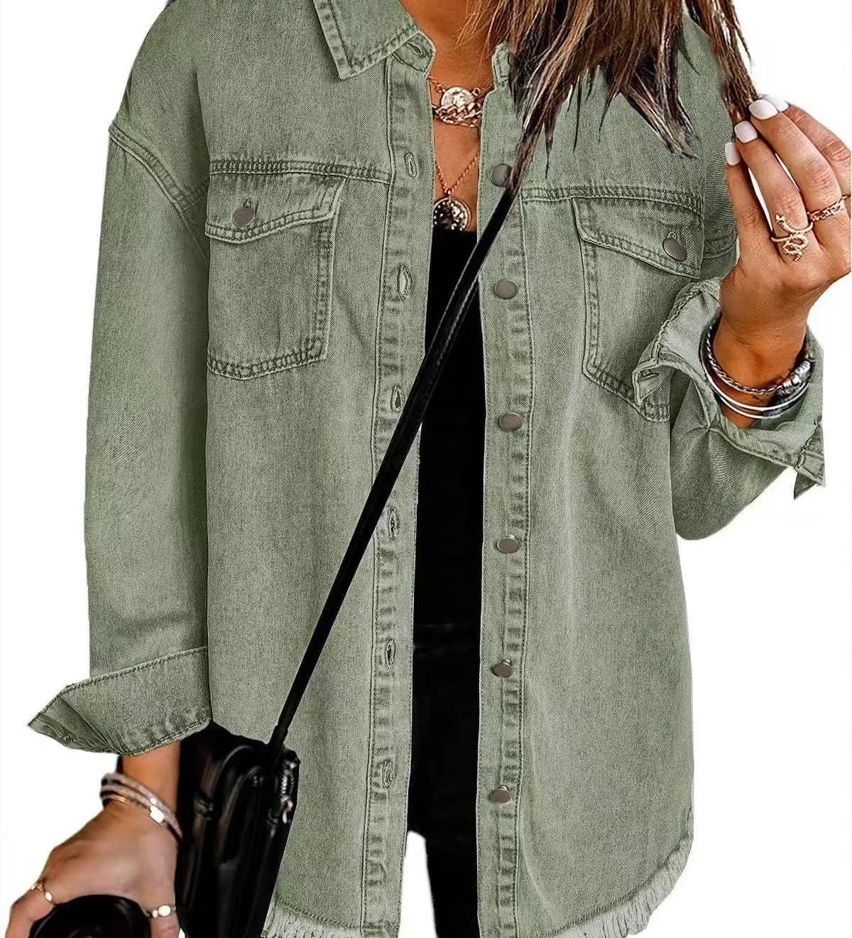 Stefania™ | Jaqueta jeans atemporal