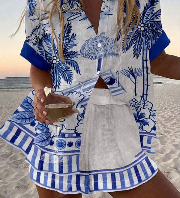 Norellia™ | Conjunto curto leve e versátil para o verão