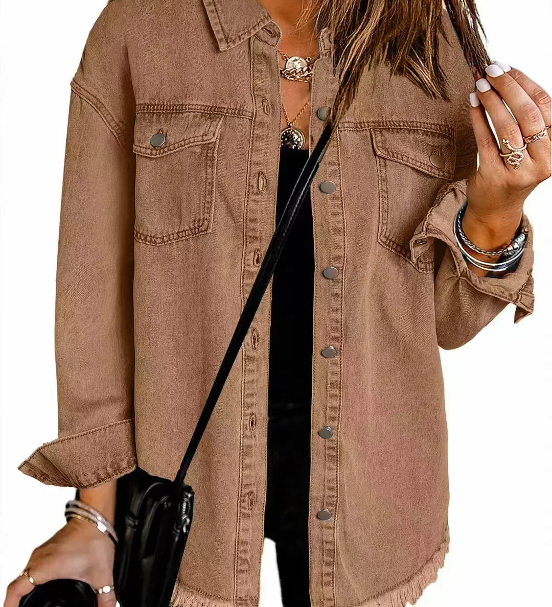 Stefania™ | Jaqueta jeans atemporal