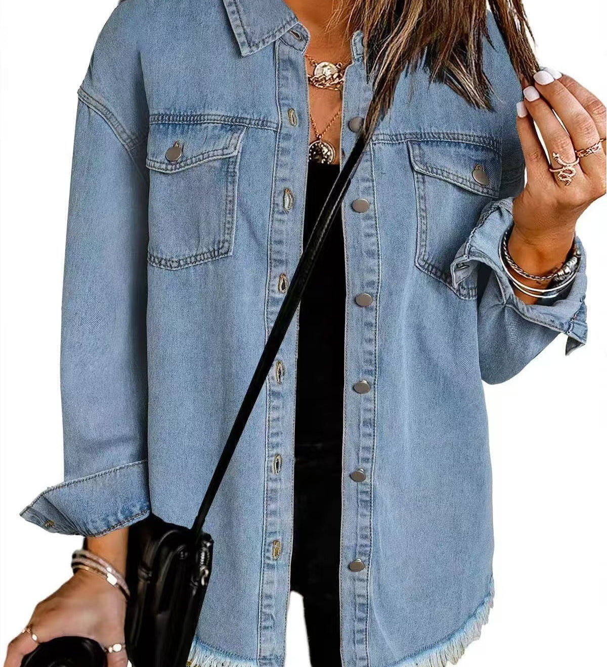 Stefania™ | Jaqueta jeans atemporal