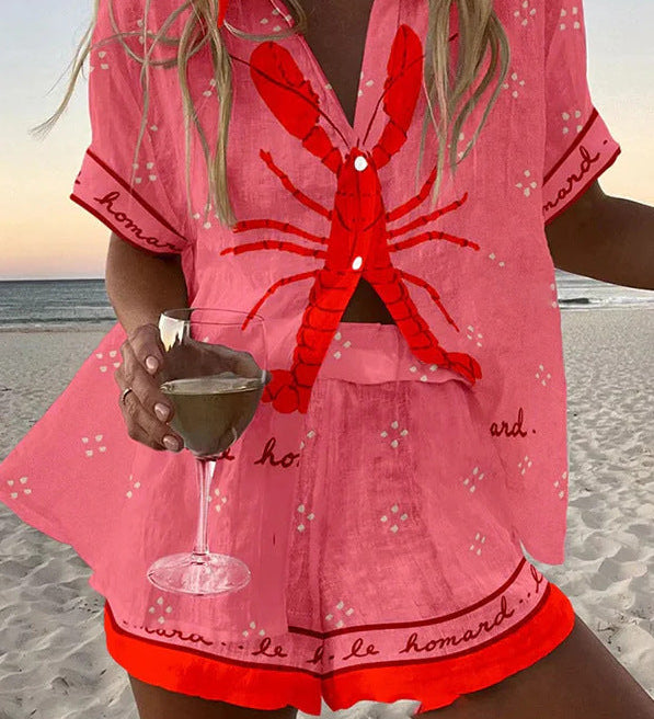 Jorelle™ | Conjunto de Muher curto leve para o verão