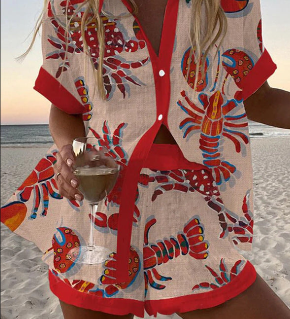 Jorelle™ | Conjunto de Muher curto leve para o verão
