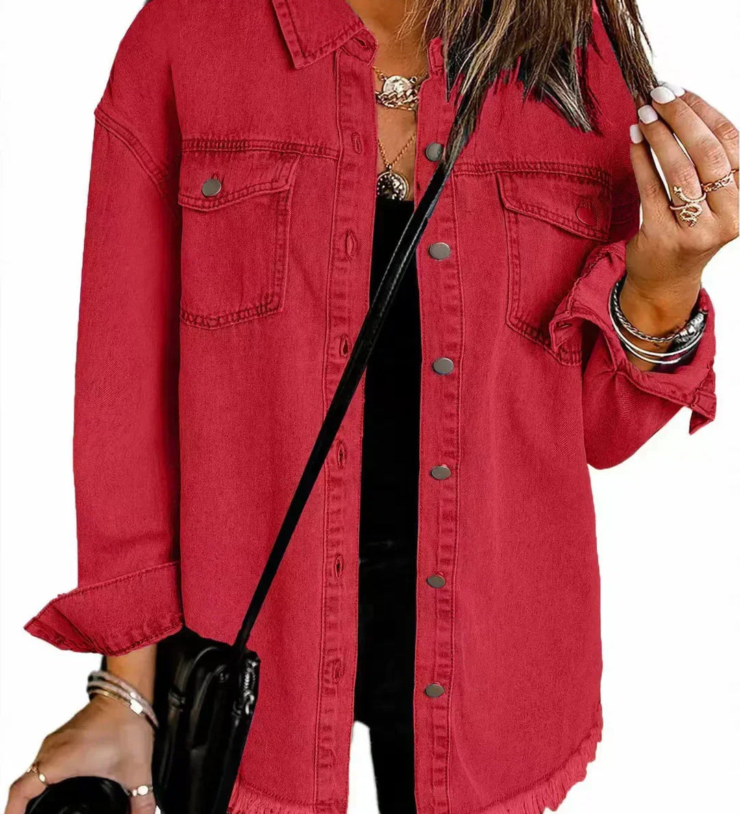 Stefania™ | Jaqueta jeans atemporal
