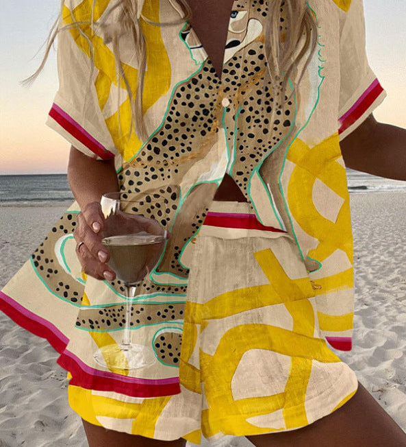 Jorelle™ | Conjunto de Muher curto leve para o verão