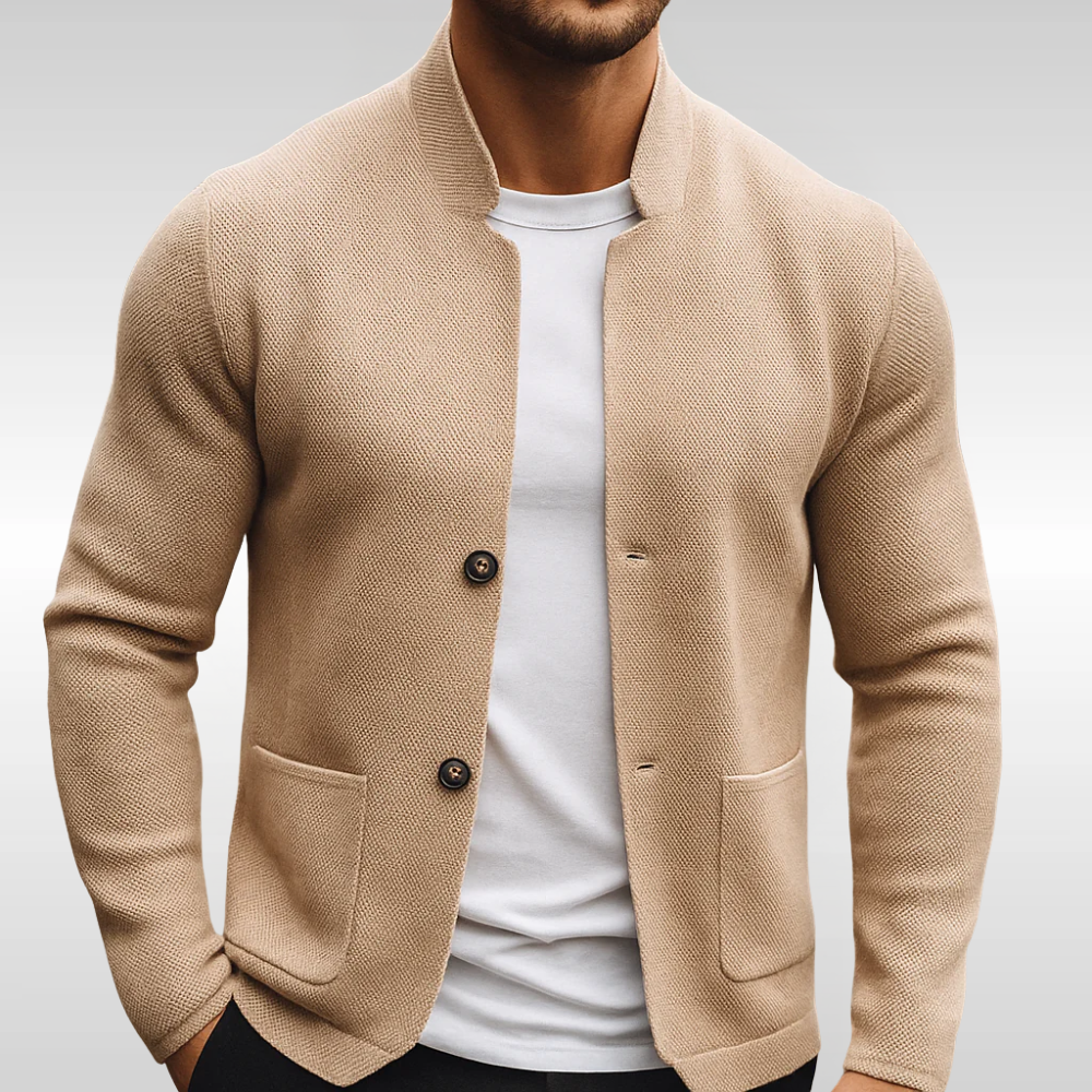 Erik Vest | Suéter de Homem de Estilo Diário Refinado