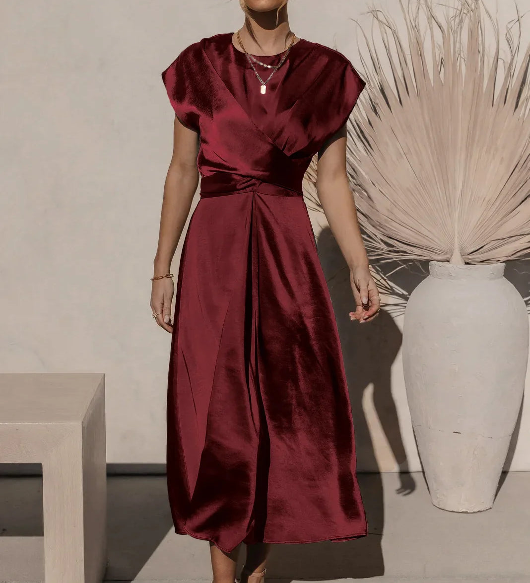 Kyra™ | Eleganta satīna kleita