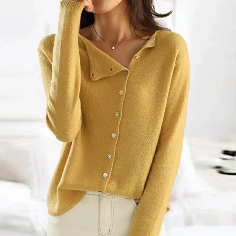 Alfonsa - Casaco de malha elegante para Mulher