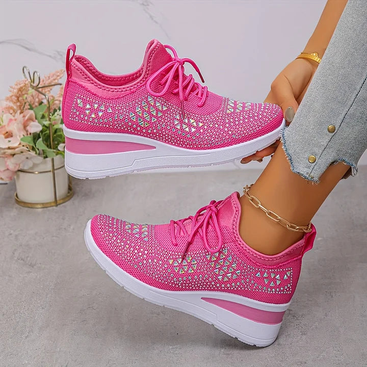Giselle – Tênis com strass brilhante