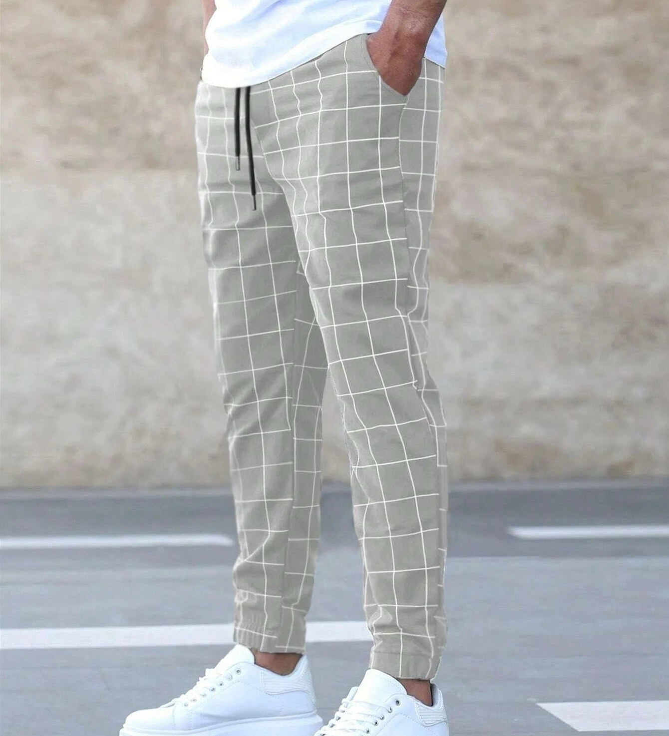 COLOMBO | CALÇA JOGGER XADREZ MASCULINA