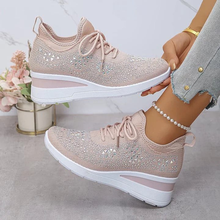 Giselle – Tênis com strass brilhante