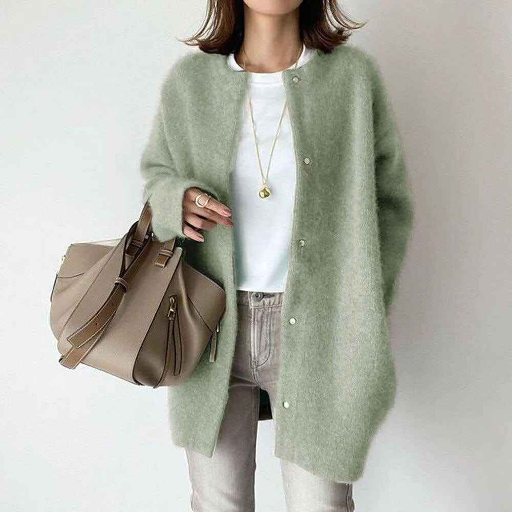 Julia｜Cardigan de Mulher Refinado