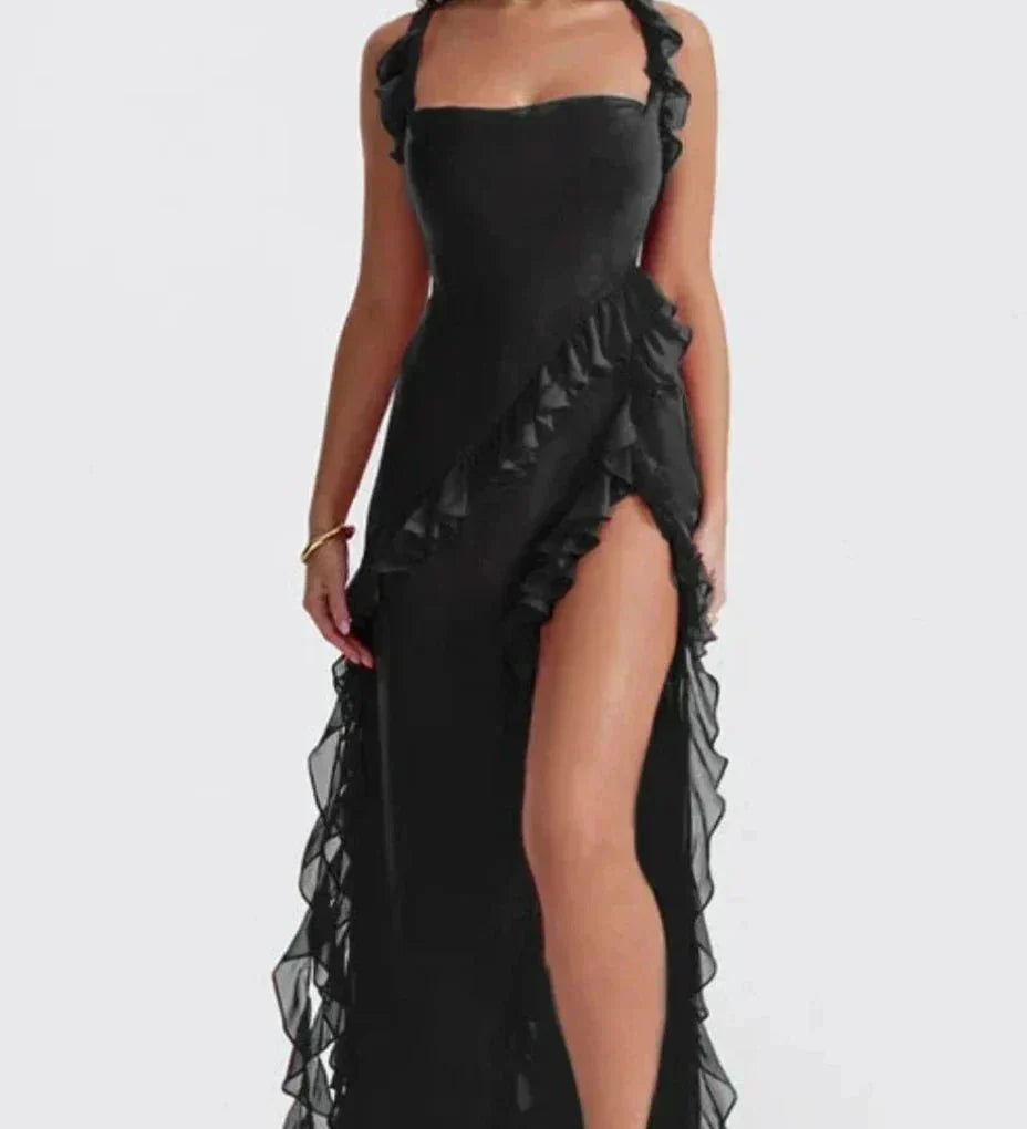 Lara™ | Stilīga gara kleita ar šķēlumu