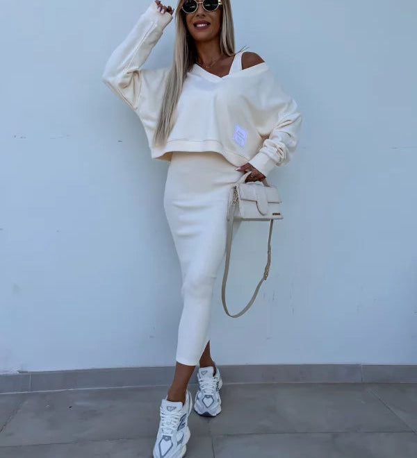 Melania - Conjunto de Top + Vestido
