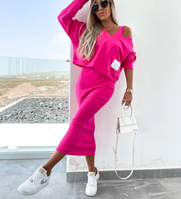 Melania - Conjunto de Top + Vestido
