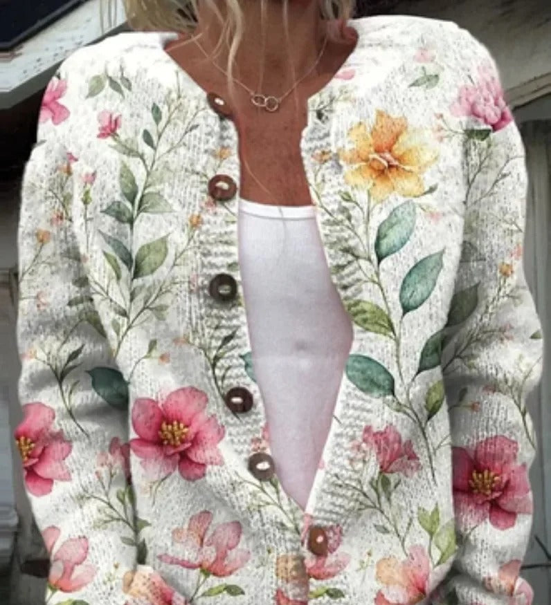 Zita™ | CARDIGAN FLORAL ELEGANTE